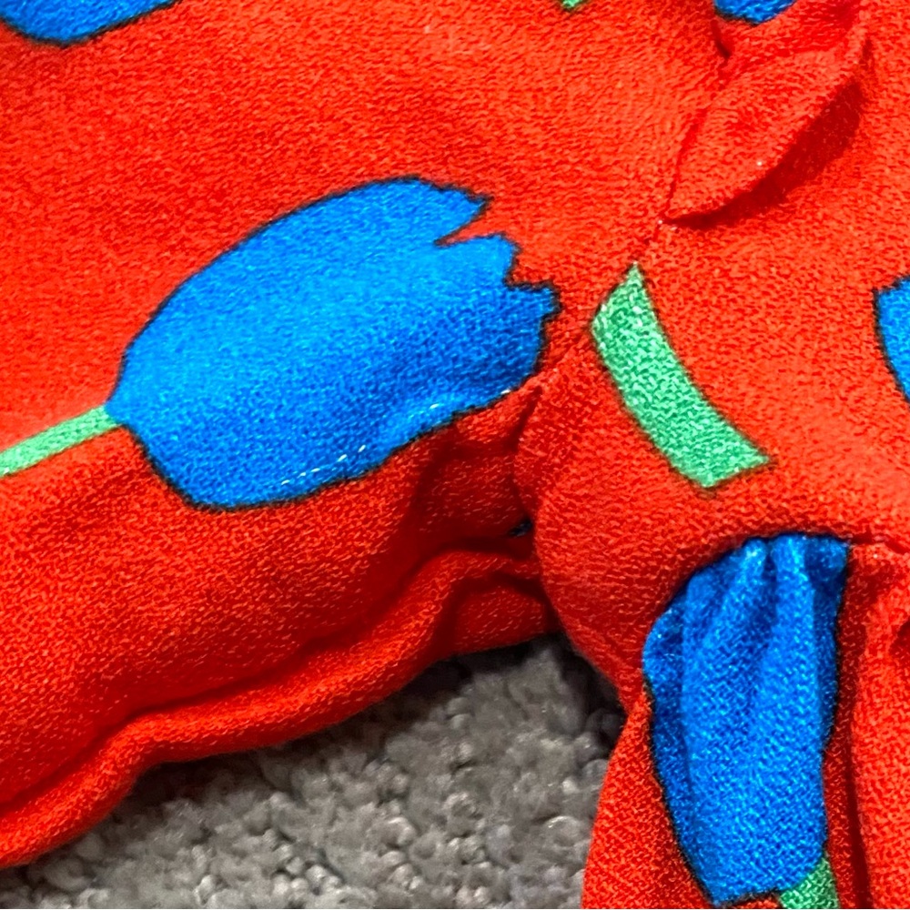 Stella McCartney Kids girls red tulip dress - Picture 7 of 7